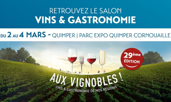 Salon aux vignobles (anciennement vins et gastronomie) Quimper 2024